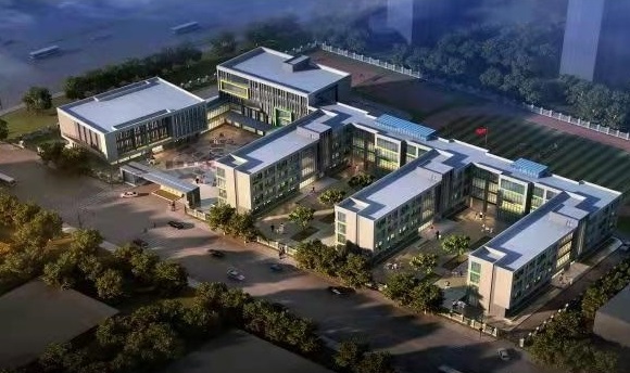 郑州市高新区某小学室外LED全信息发布大屏